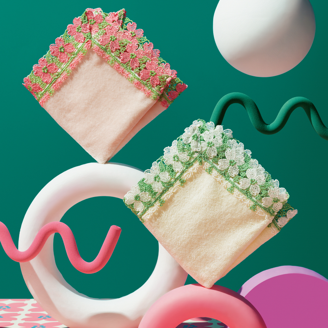 シーズンタオルハンカチ＜ハナミズキ＞