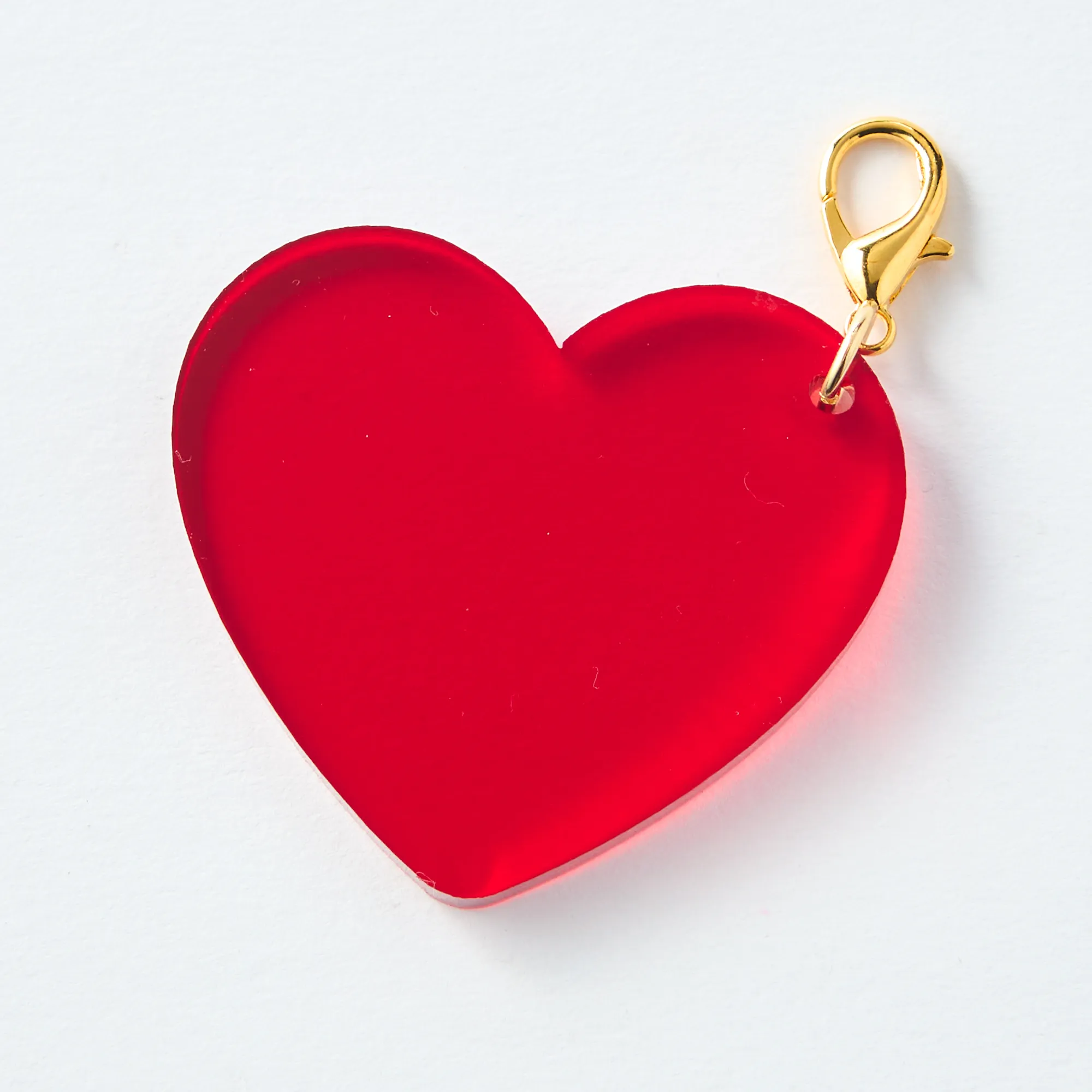 【名入れ/お友達が色を選べる】ハートチャーム