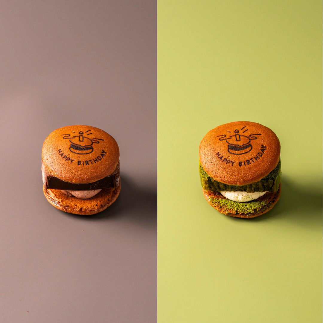【誕生日刻印】テリーヌどら焼き食べ比べ（大和抹茶・ショコラ）