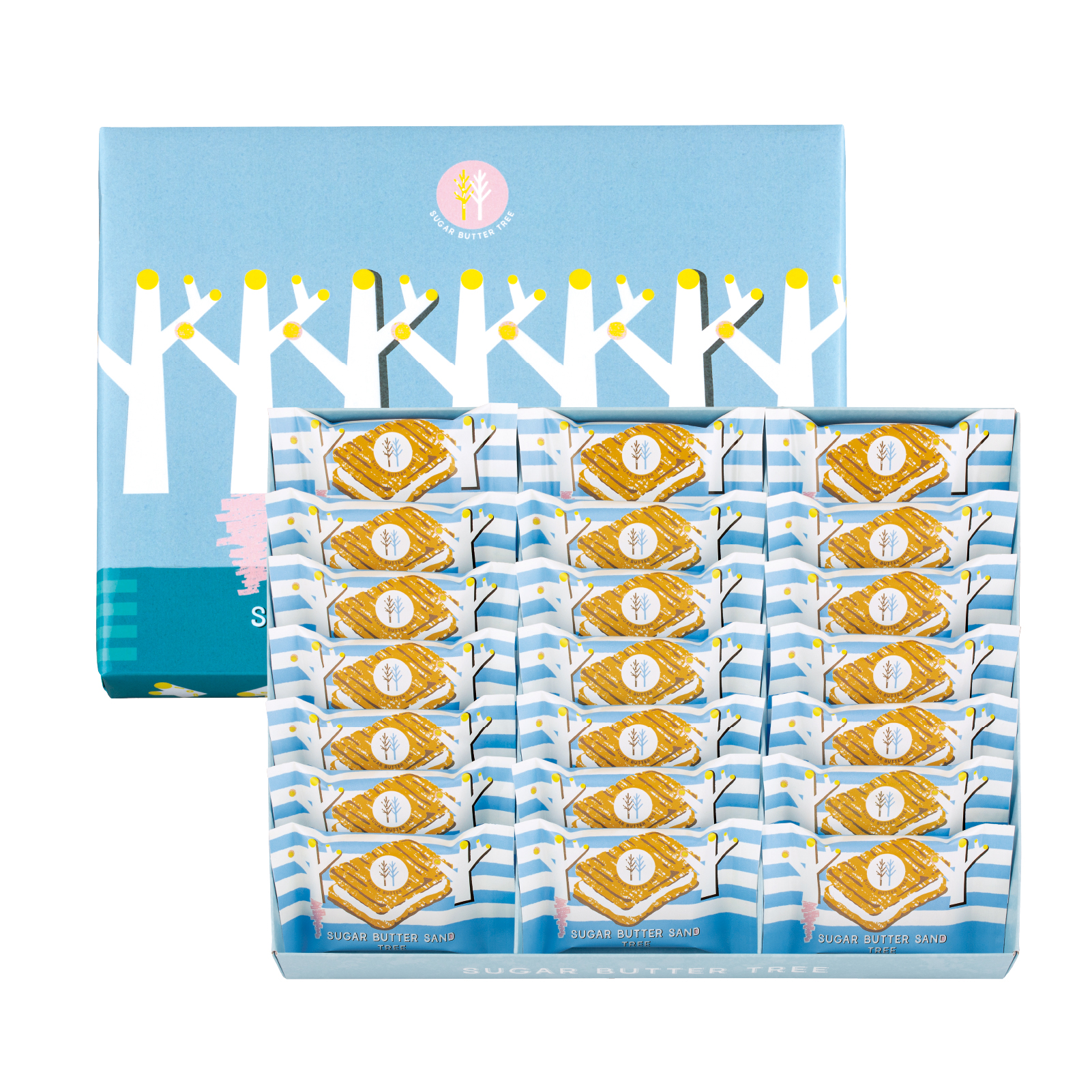 【出産内祝い熨斗付き(名入れ・写真入れ可能)】シュガーバターの木