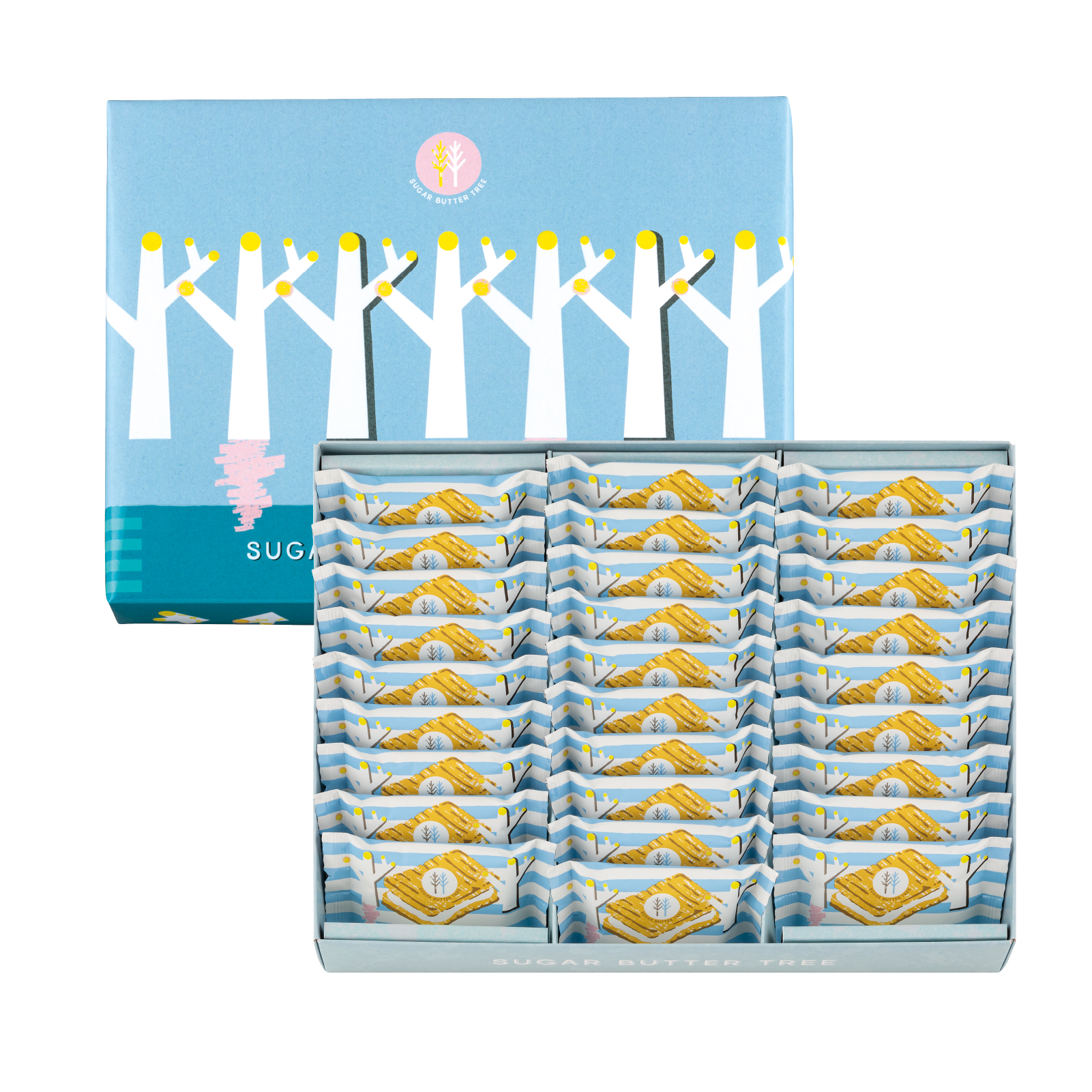 【出産内祝い熨斗付き(名入れ・写真入れ可能)】シュガーバターの木