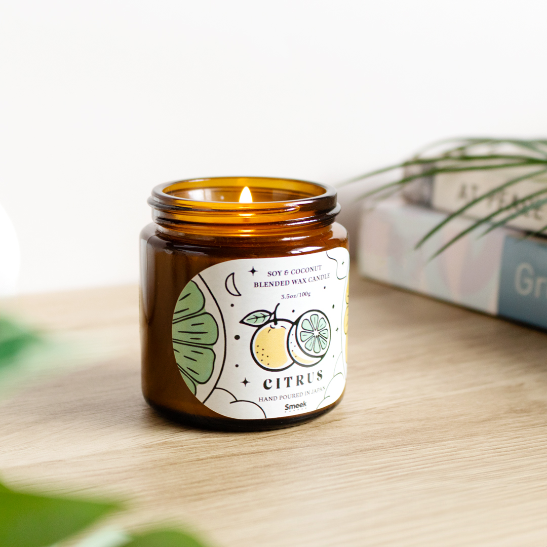 【体にも環境にも優しい】ソイワックスキャンドル Fruitsシリーズ