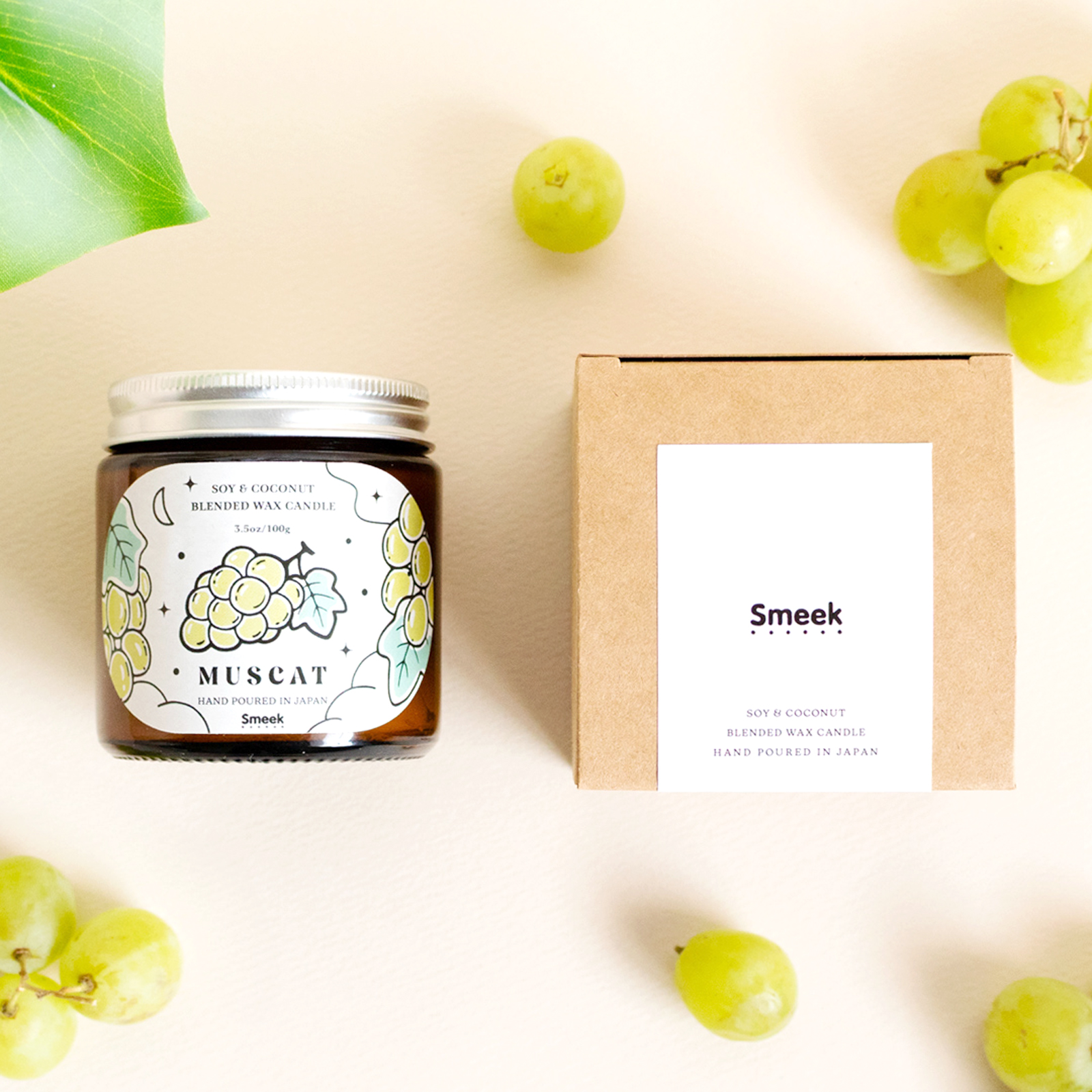 【体にも環境にも優しい】ソイワックスキャンドル Fruitsシリーズ