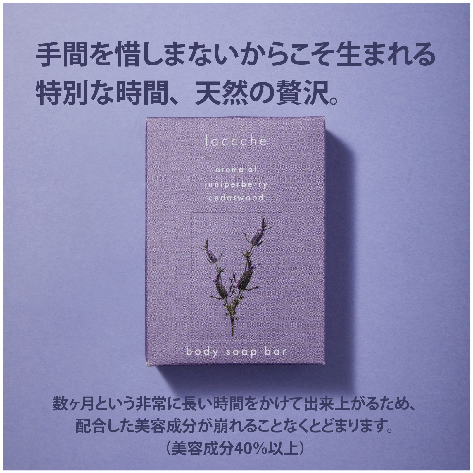 炭と美容成分のWケア 日本製ボディ用ヴィーガン石鹸【美容液成分40%以上配合】