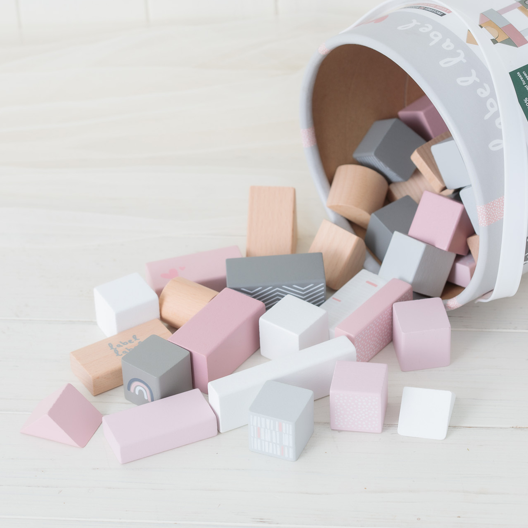 ウドゥンブロックス 50pcs 知育玩具