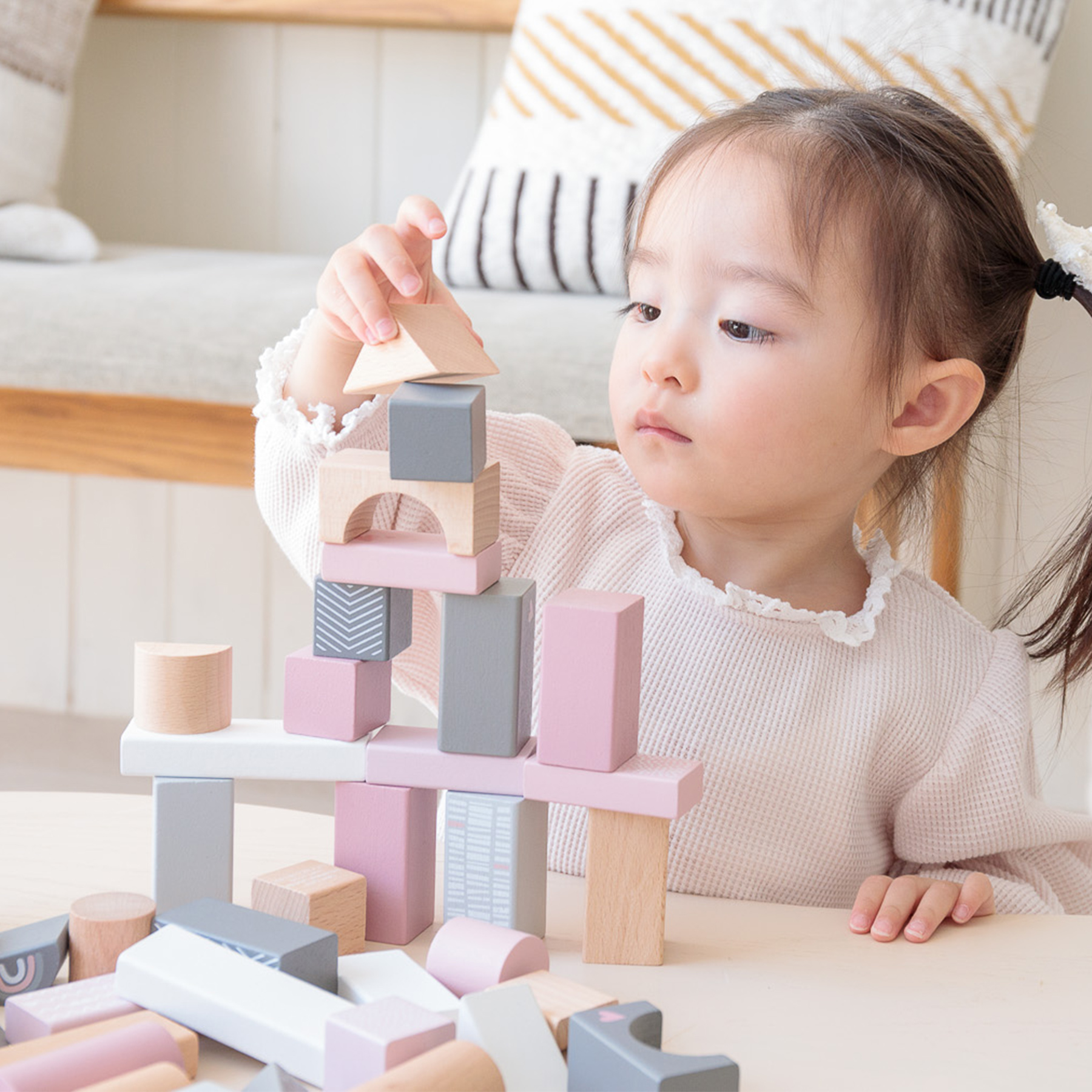 ウドゥンブロックス 50pcs 知育玩具