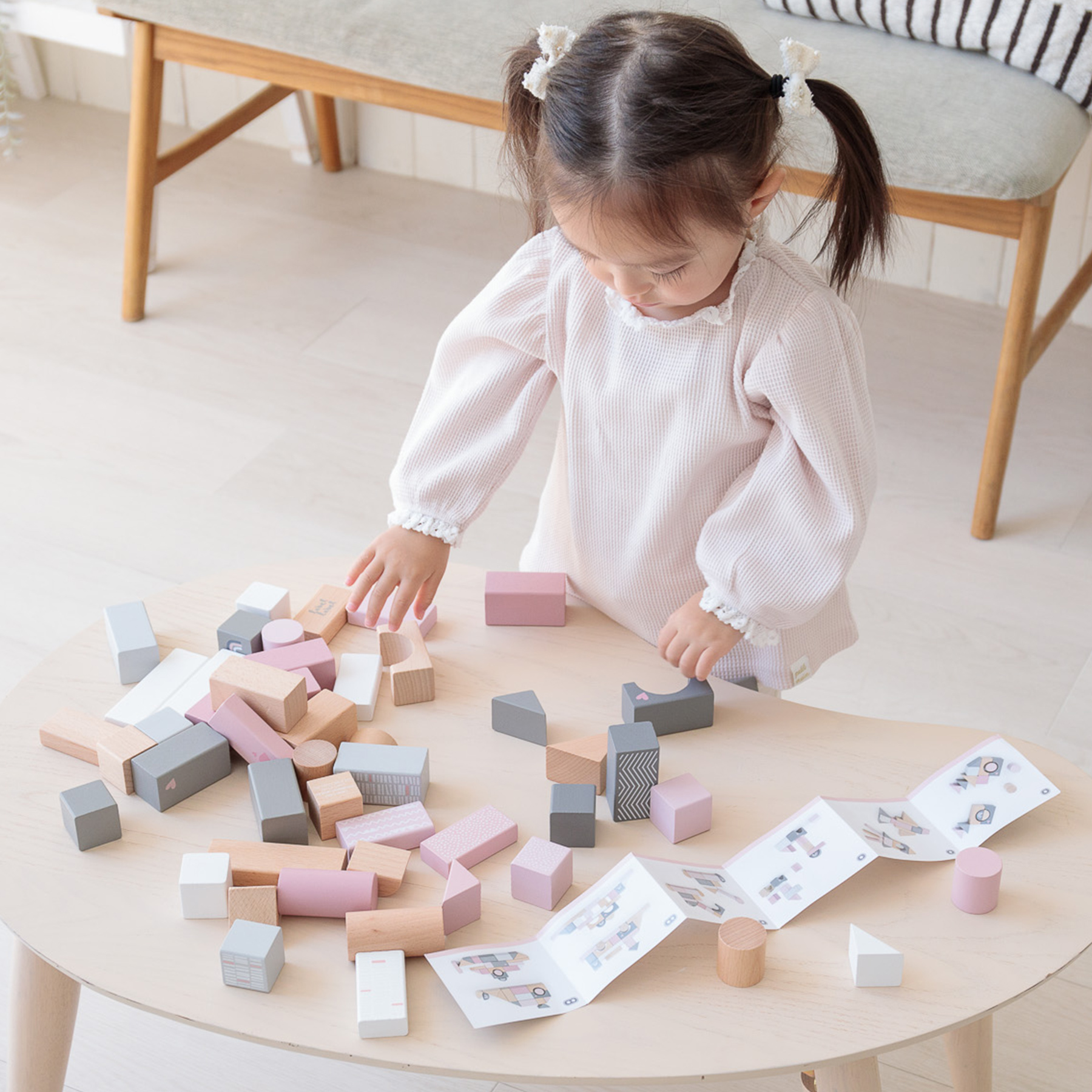 ウドゥンブロックス 50pcs 知育玩具