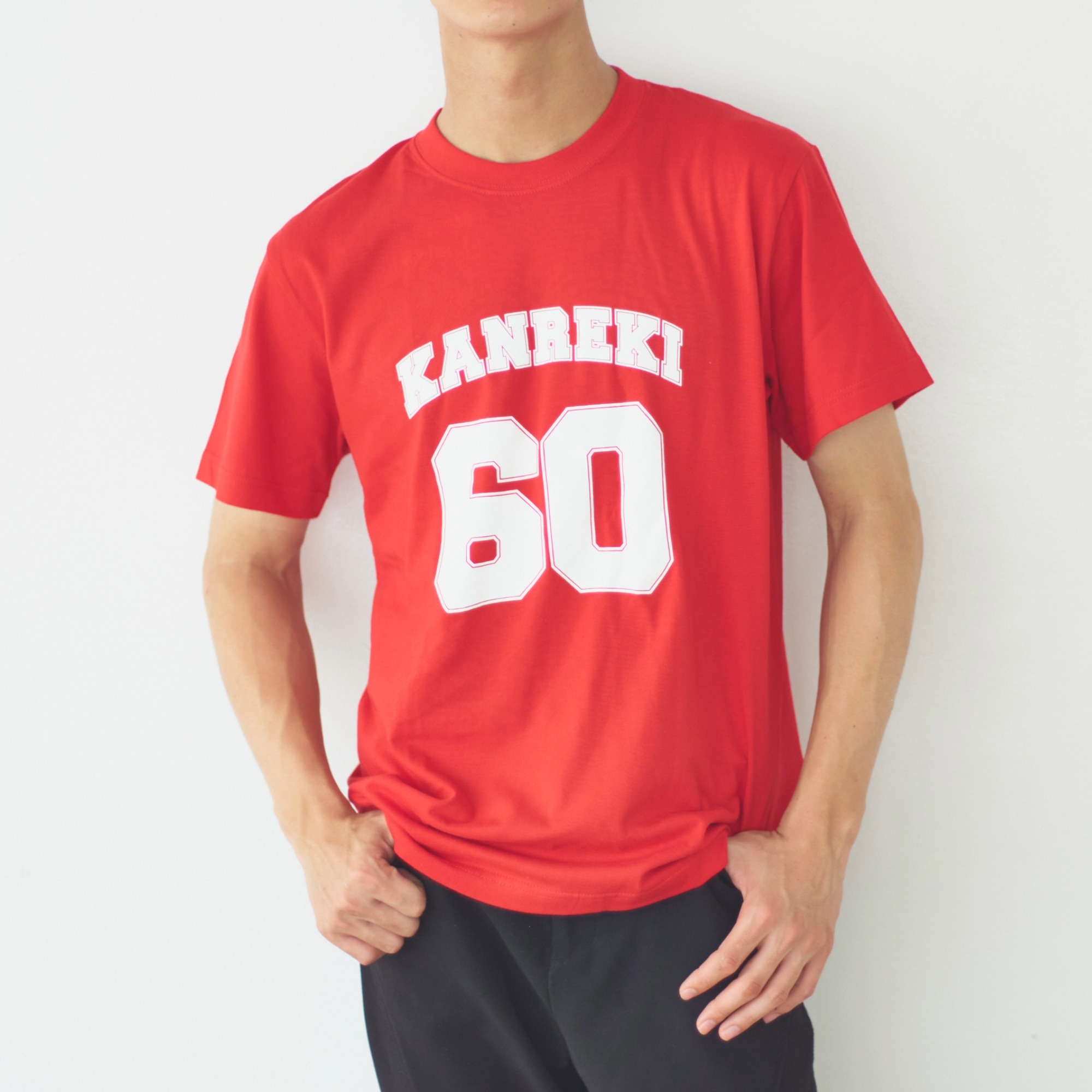 【名入れ・BOX入】還暦お祝いTシャツ（ユニフォーム）