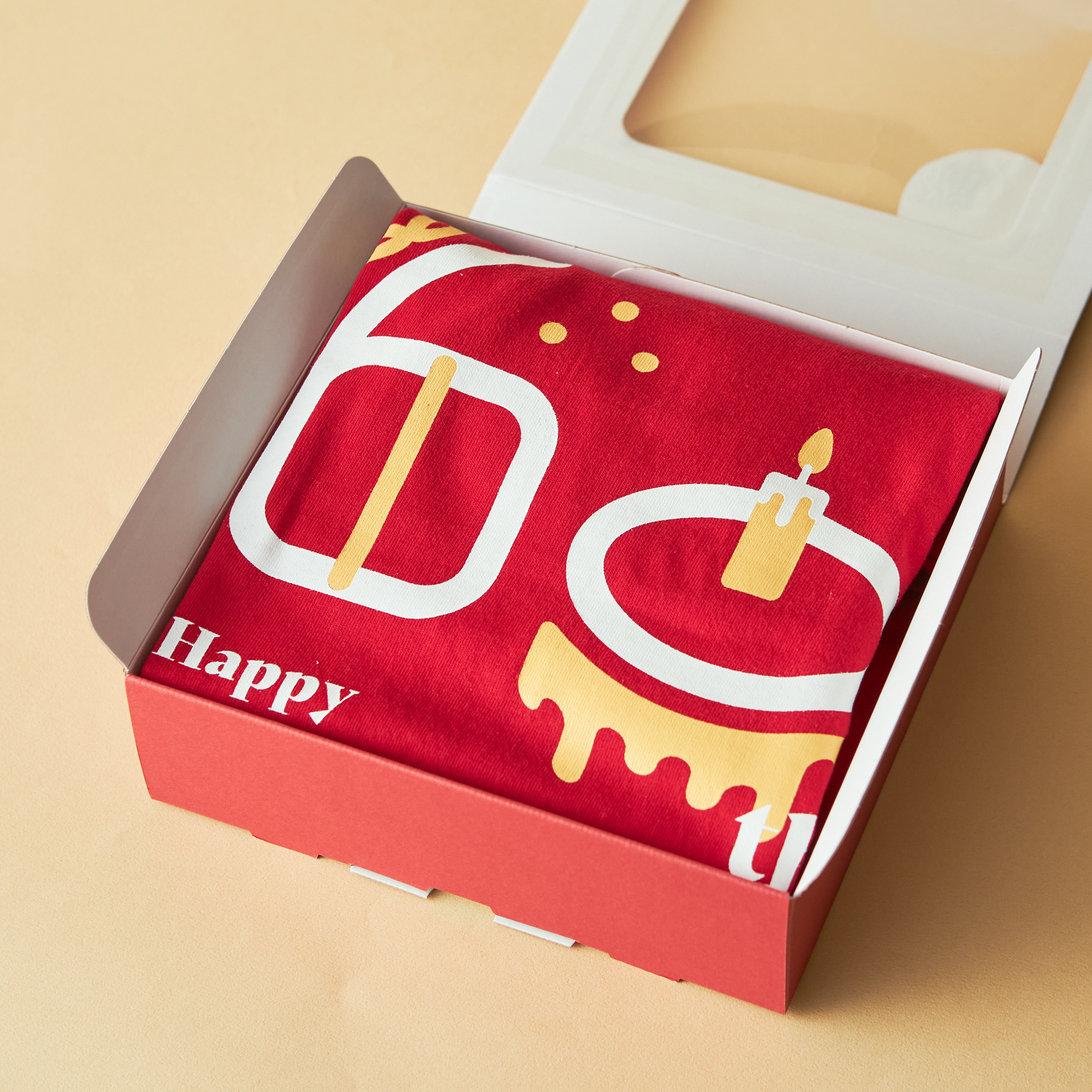 【名入れ・BOX入】還暦お祝いTシャツ（ユニフォーム）