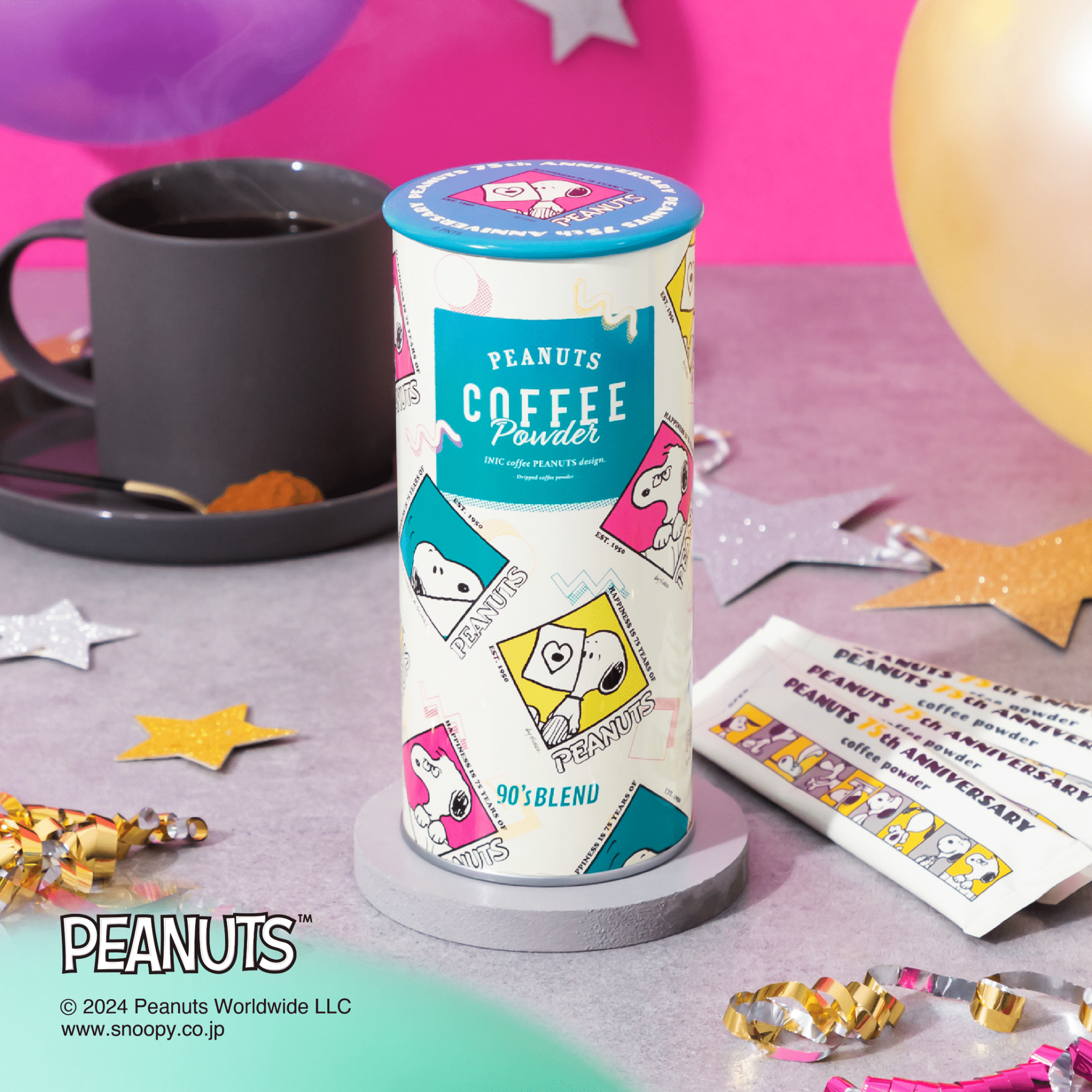 【限定】スヌーピー コーヒー　SNP 75th　3種セット