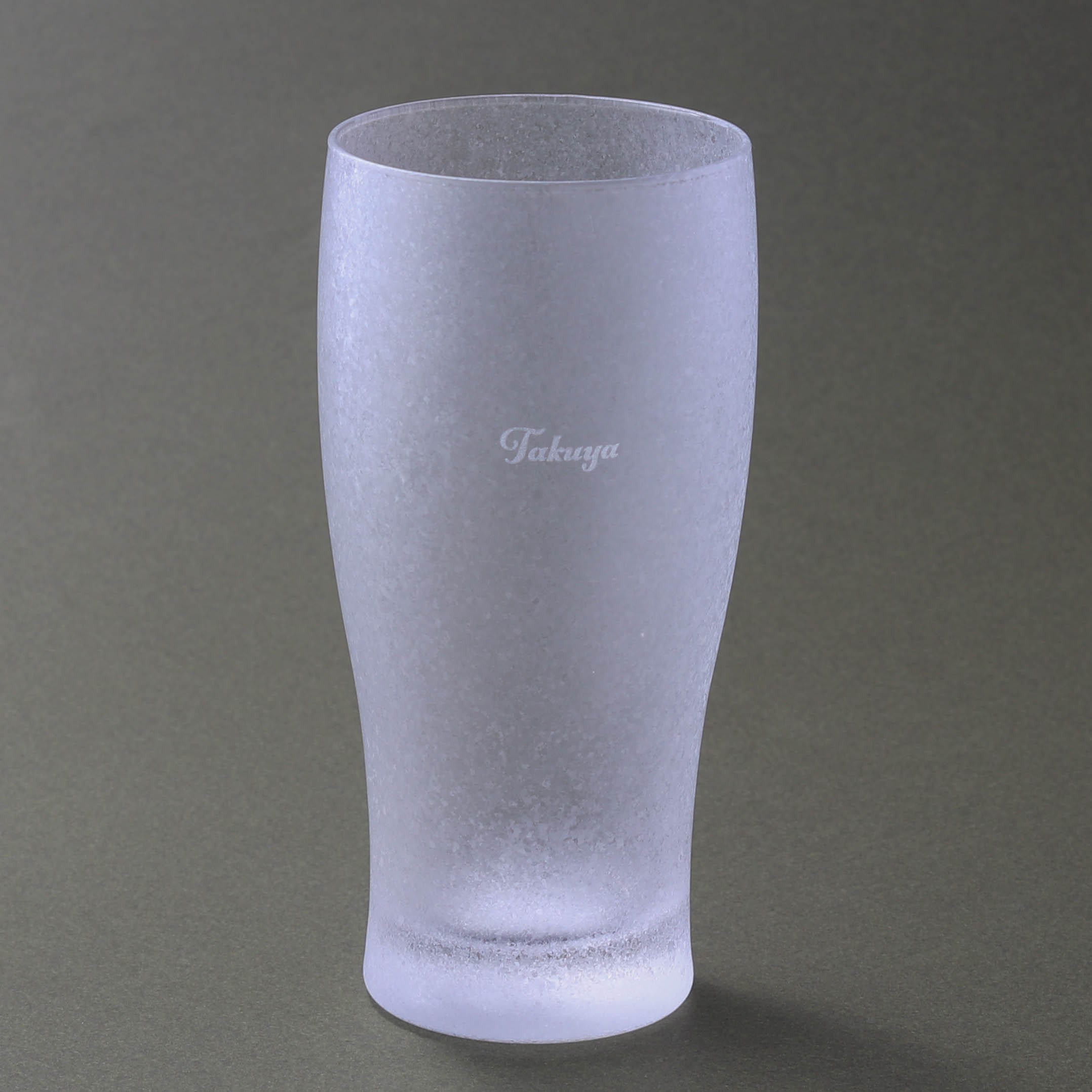 【名入れ刻印付き】きらめくビアグラス（シングル）