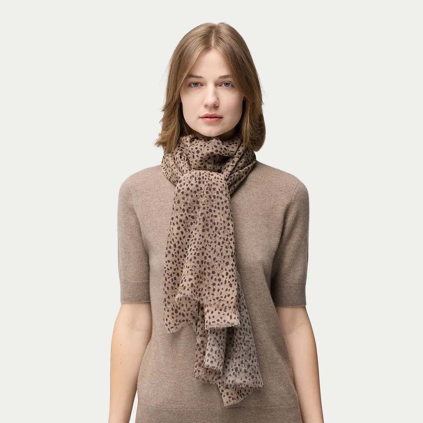 GOBI カシミヤ100% ストール ベージュ