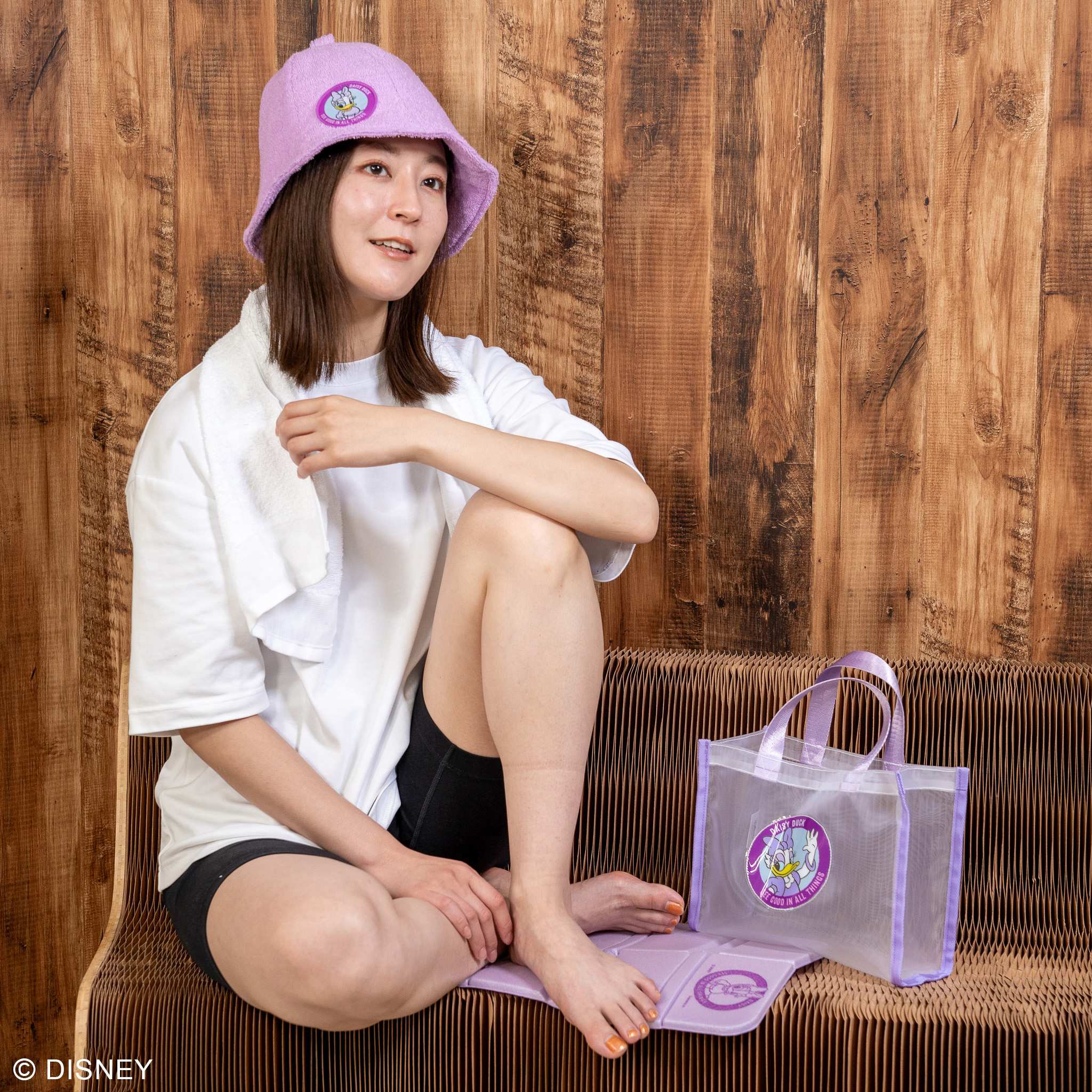 Disney ディズニーサウナセット（サウナハット&マット&バッグ）