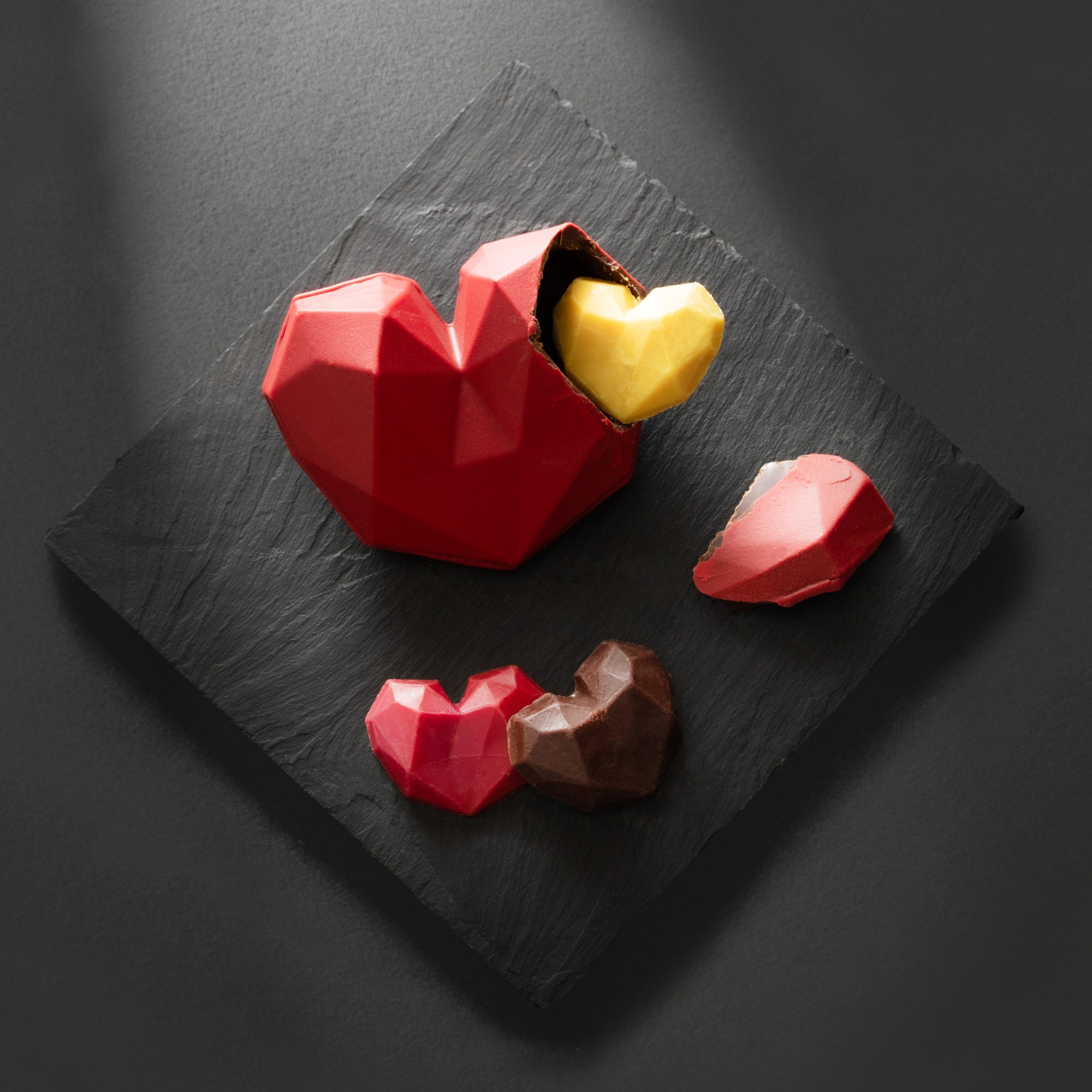 チョコスカルプチャー ジュエル ハート