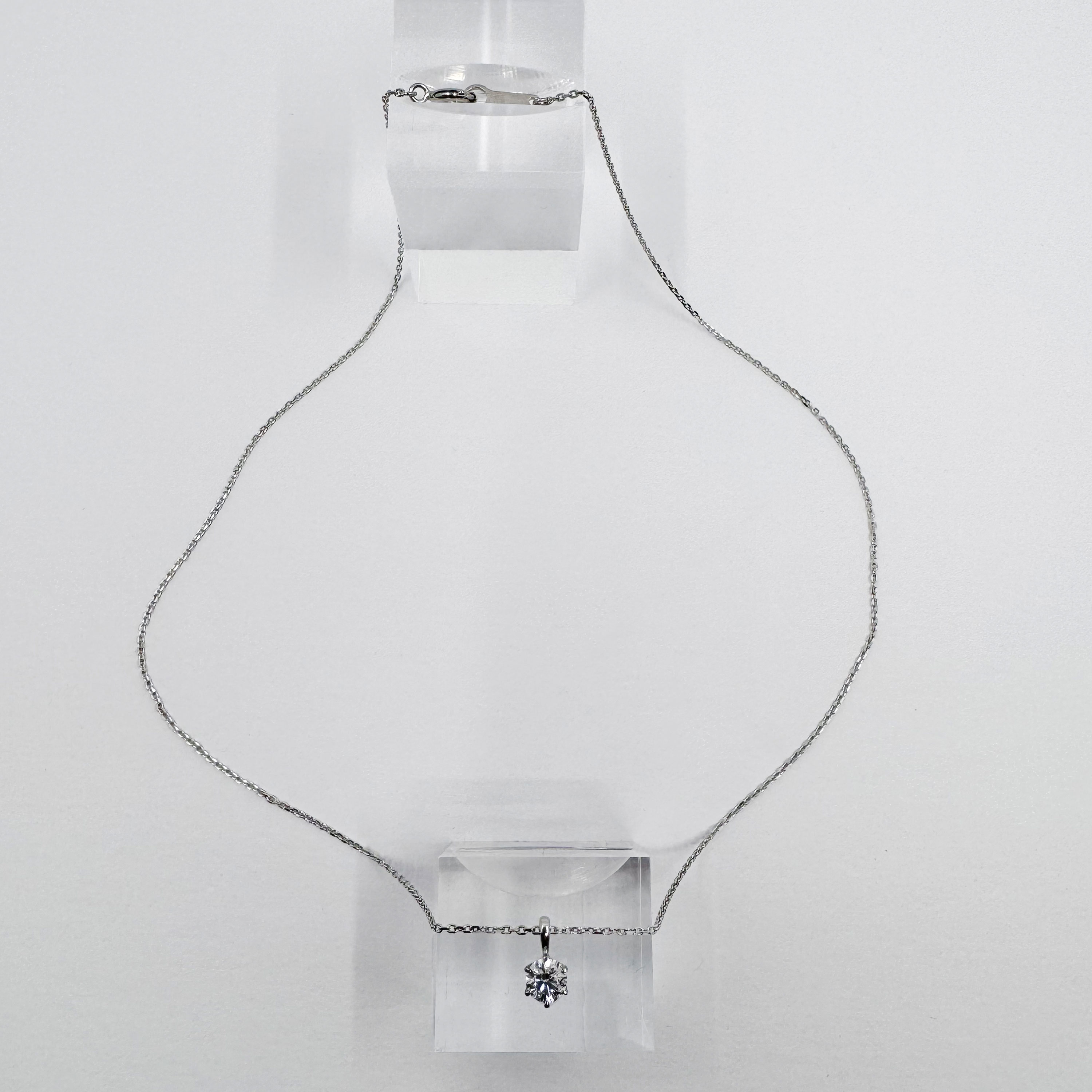 大切な人に贈る 名入れテディベア&ラボグロウンダイヤモンド 一粒ネックレス（0.3ct）