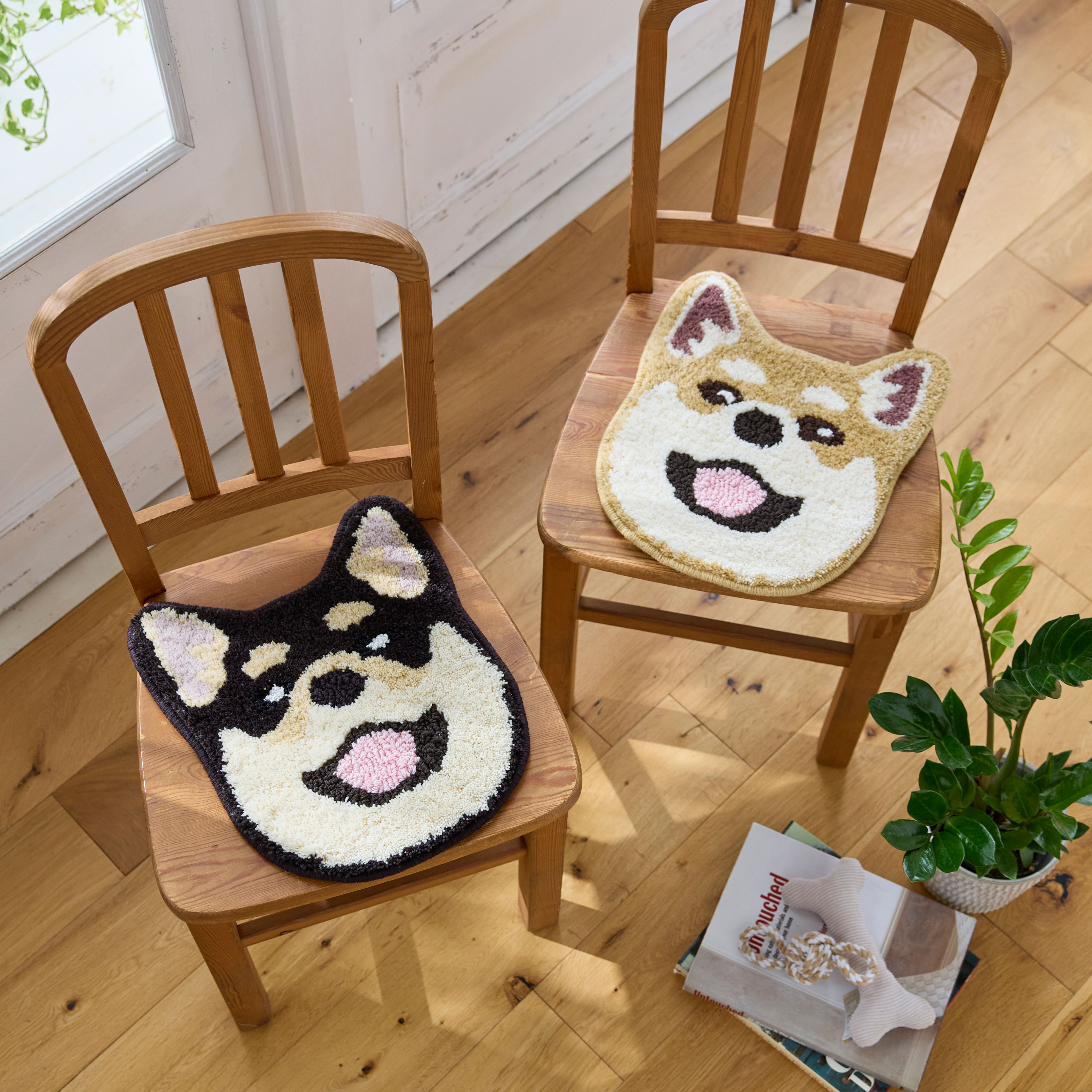 イヌカオ マット　柴犬