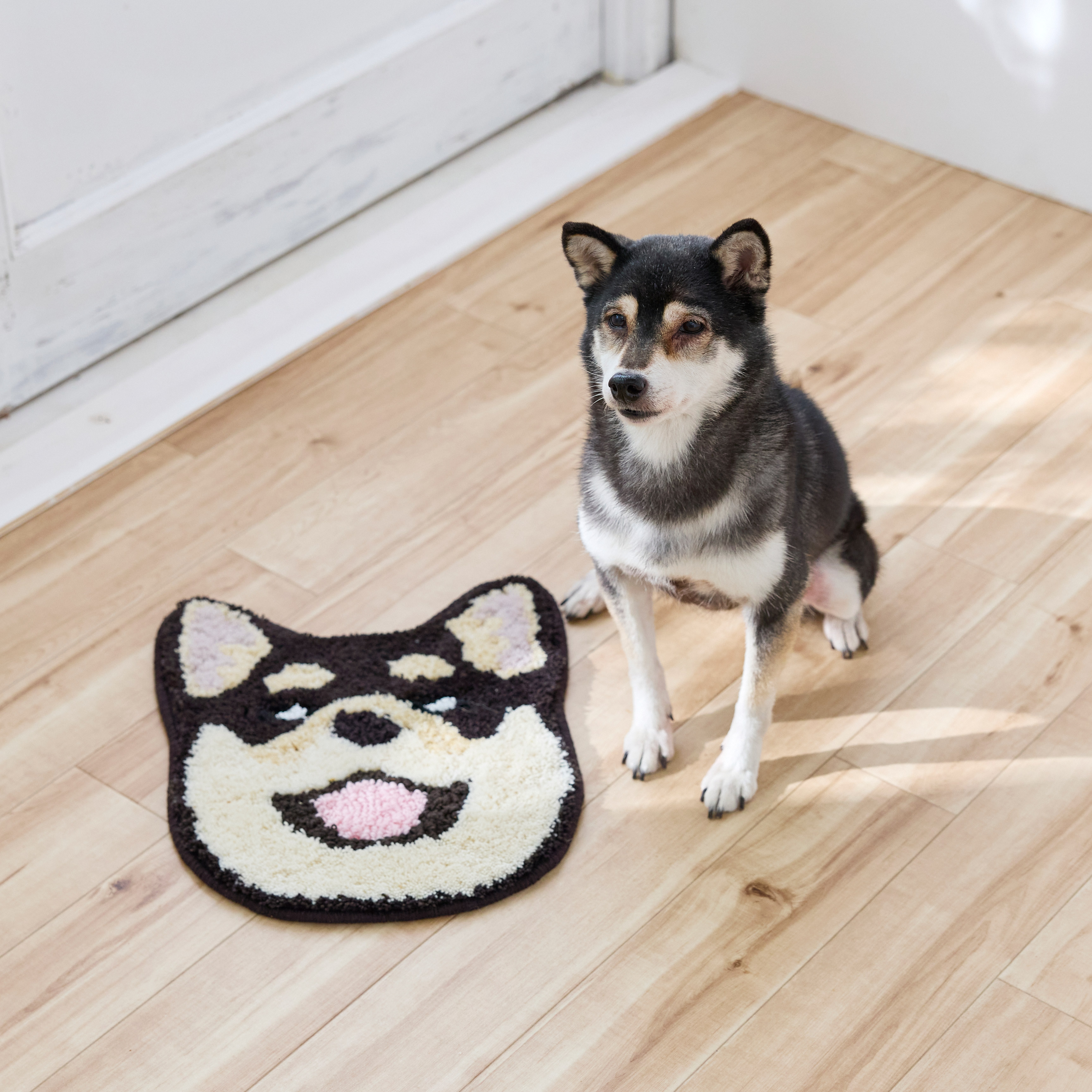 イヌカオ マット　柴犬