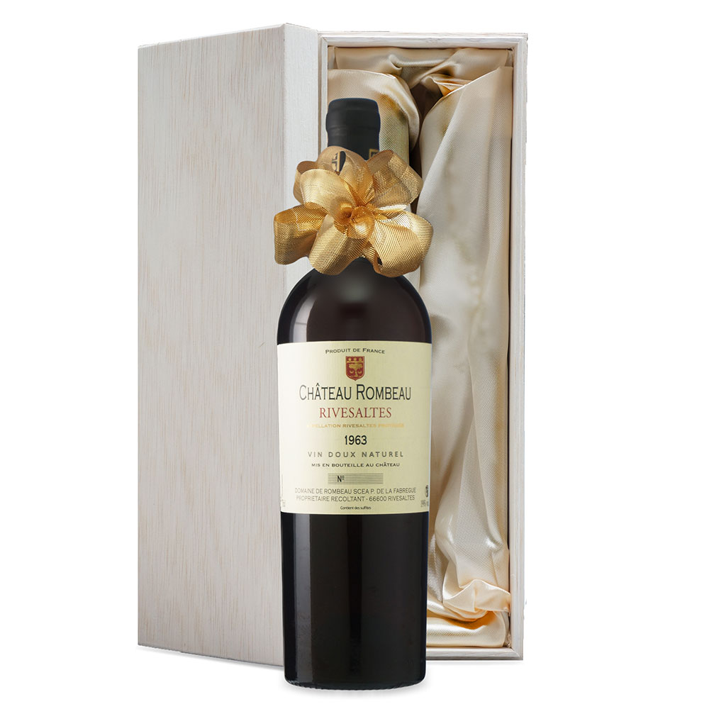 【名入れ彫刻】1963年 生まれ年ワイン