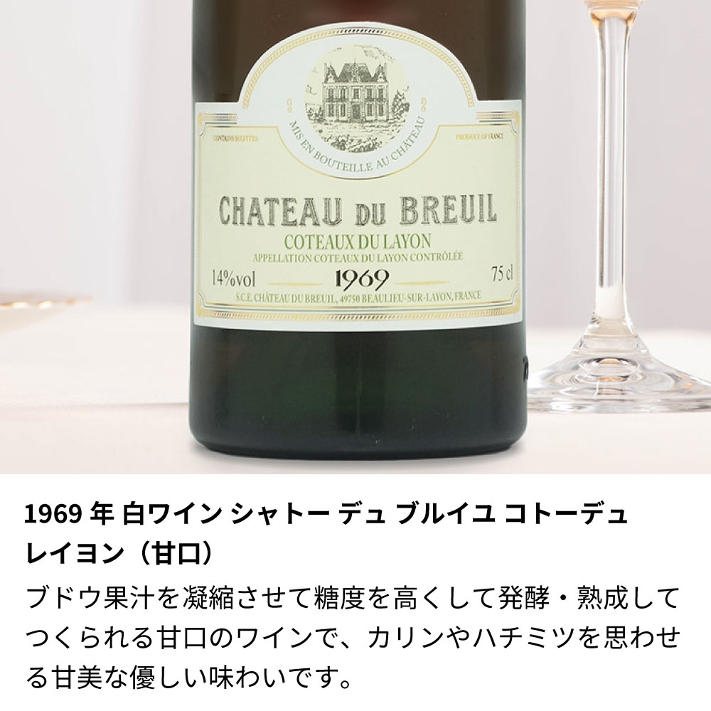 【名入れ彫刻】1969年 生まれ年ワイン 誕生日ギフト