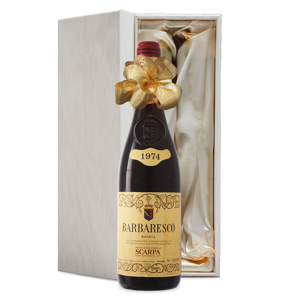 【名入れ彫刻】1974年 生まれ年ワイン