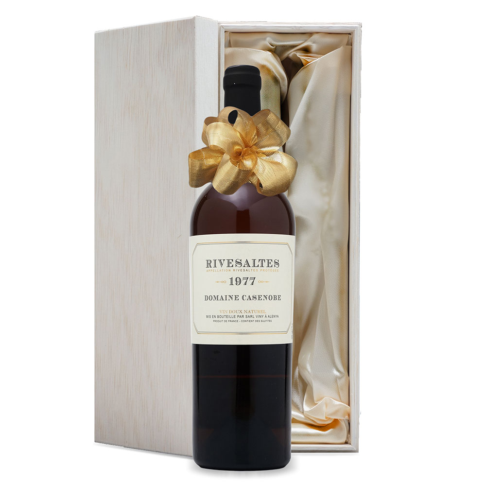 【名入れ彫刻】1977年 生まれ年ワイン