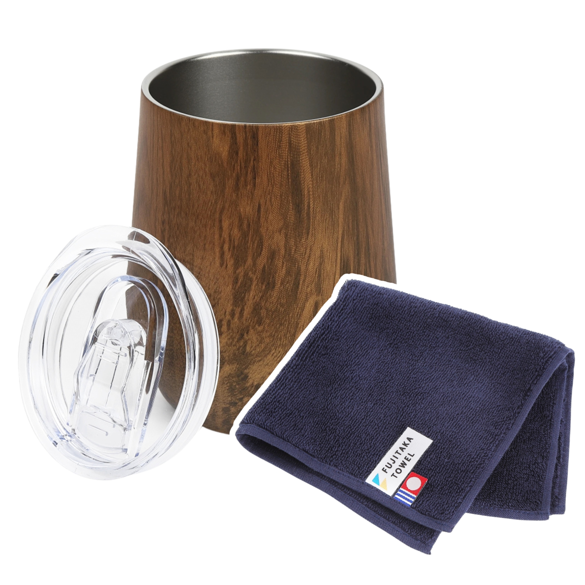 【贈り物上手が選ぶギフト】 今治ハンカチタオル＆タンブラーのギフトBOX