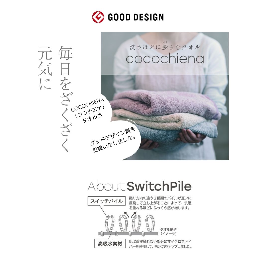 【名入れ】cocochiena ココチエナ 天使の羽のベビーバスポンチョ