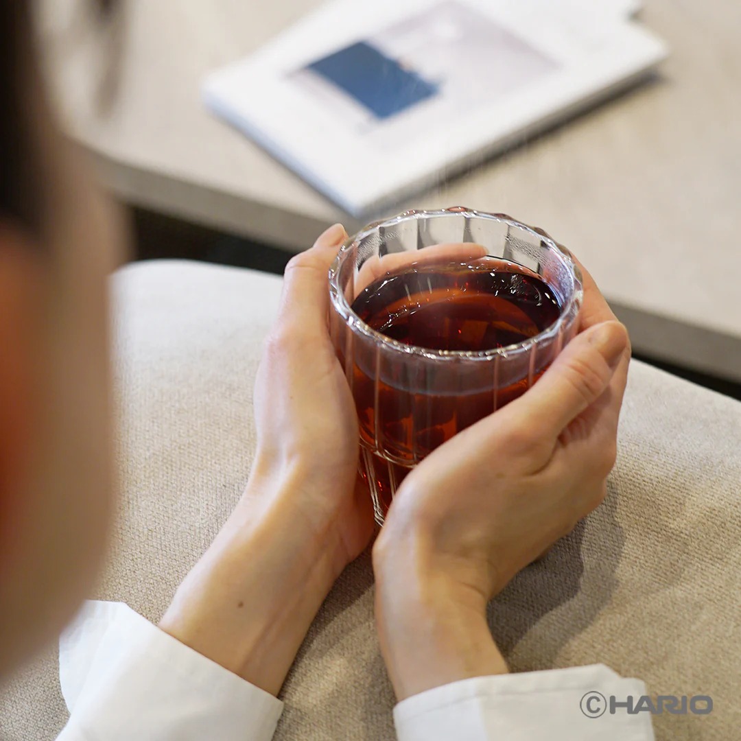 ダブルウォールスタックグラス　ライン　2個セット