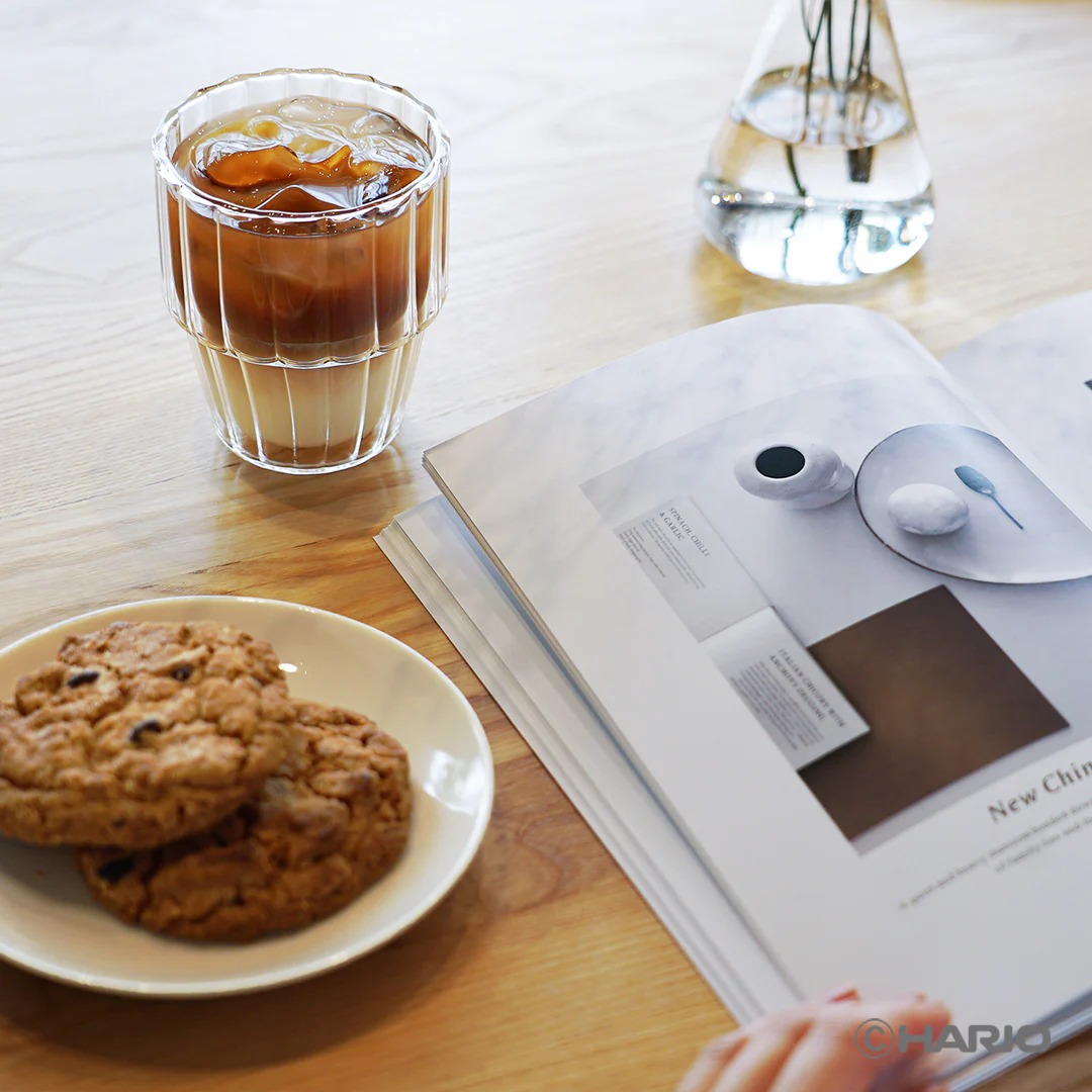 ダブルウォールスタックグラス　ライン　2個セット