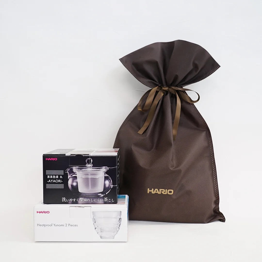 茶茶急須・丸 AYAORI＆耐熱湯呑み２個セット