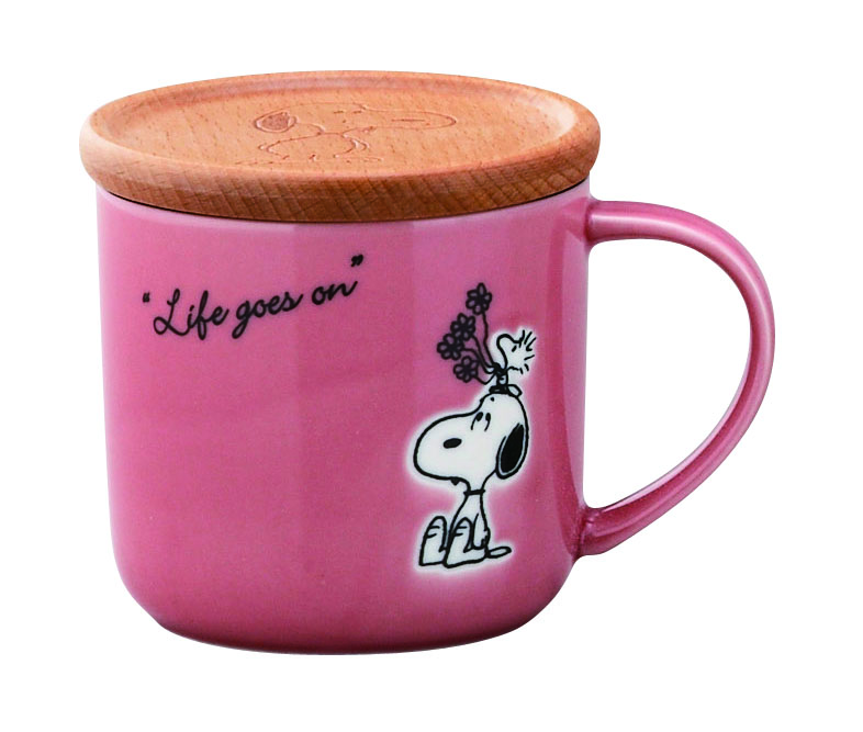 【スヌーピー】コースター付マグ【シーズン】