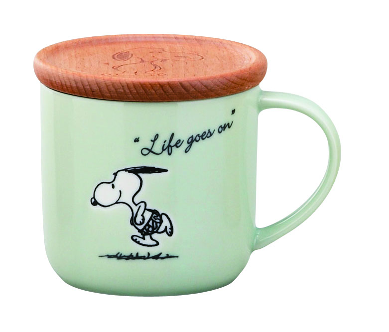 【スヌーピー】コースター付マグ【シーズン】