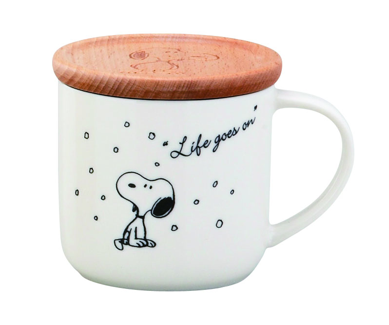 【スヌーピー】コースター付マグ【シーズン】