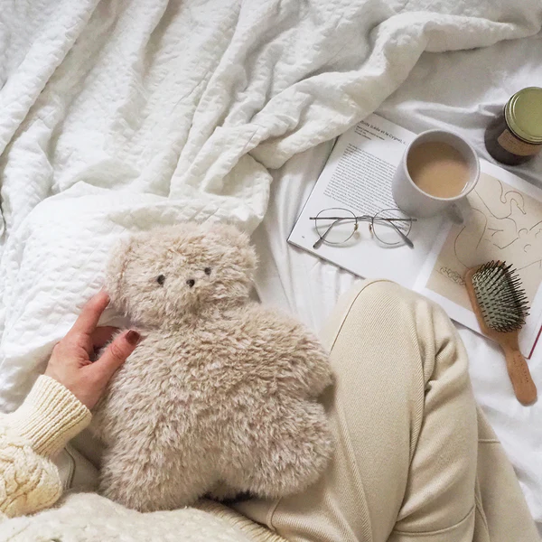 テディウォーマーL（アンティークブーケカラー）