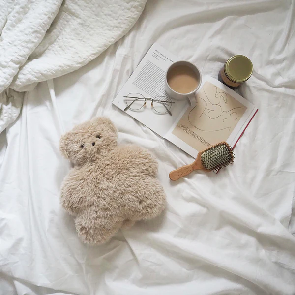 テディウォーマーL（アンティークブーケカラー）