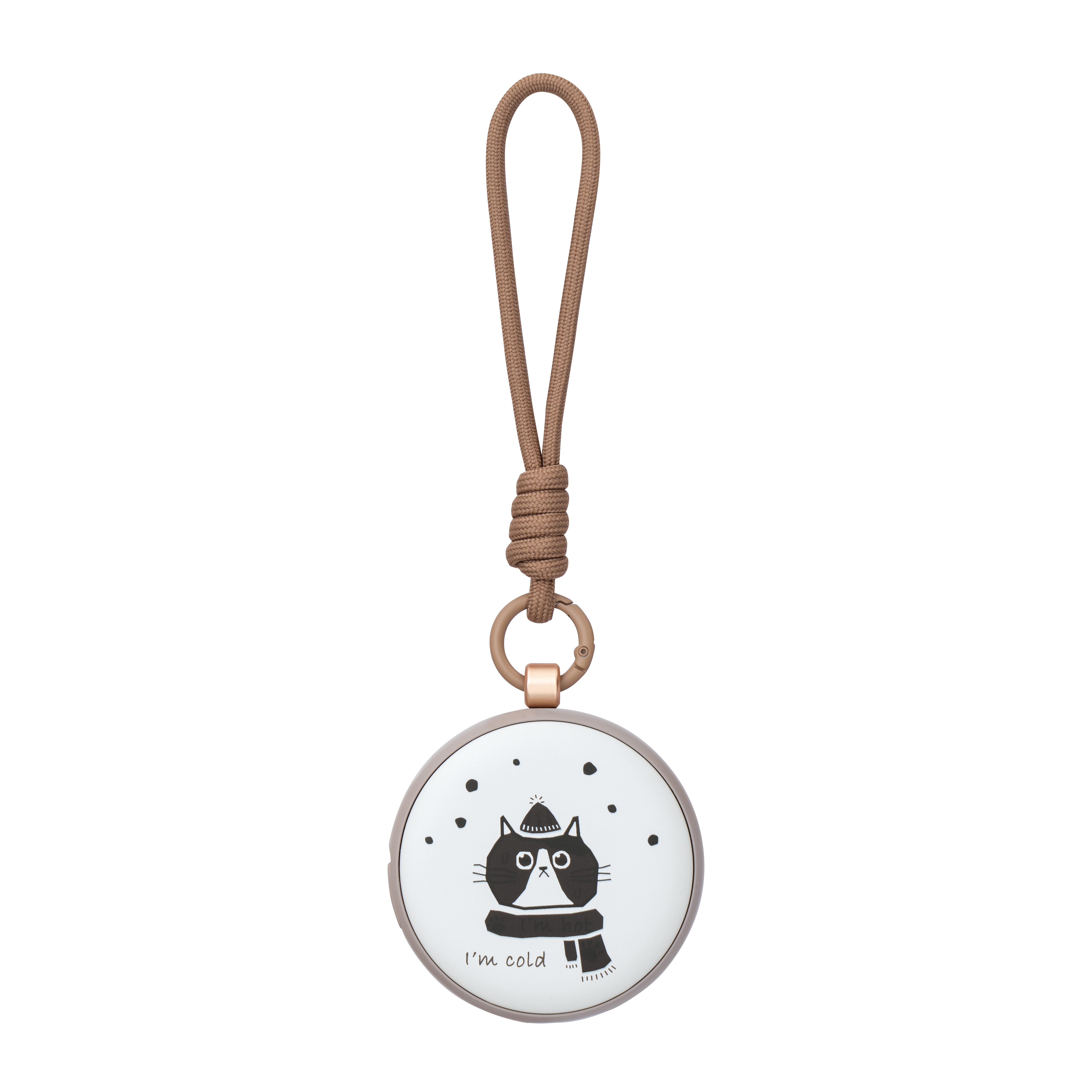 温度変化でデザインが変わる使い捨てないカイロLEDライト付