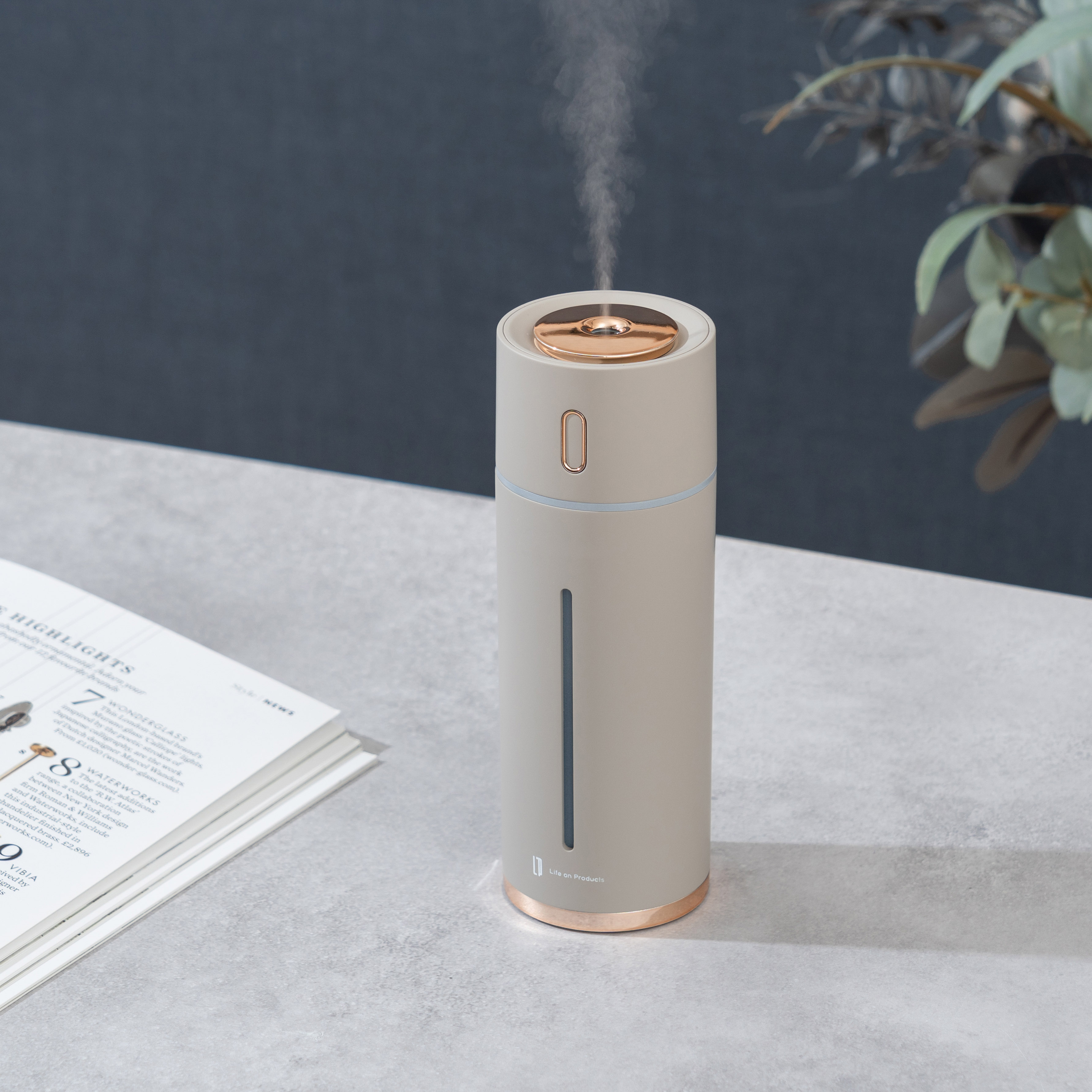 充電式 スリム加湿器