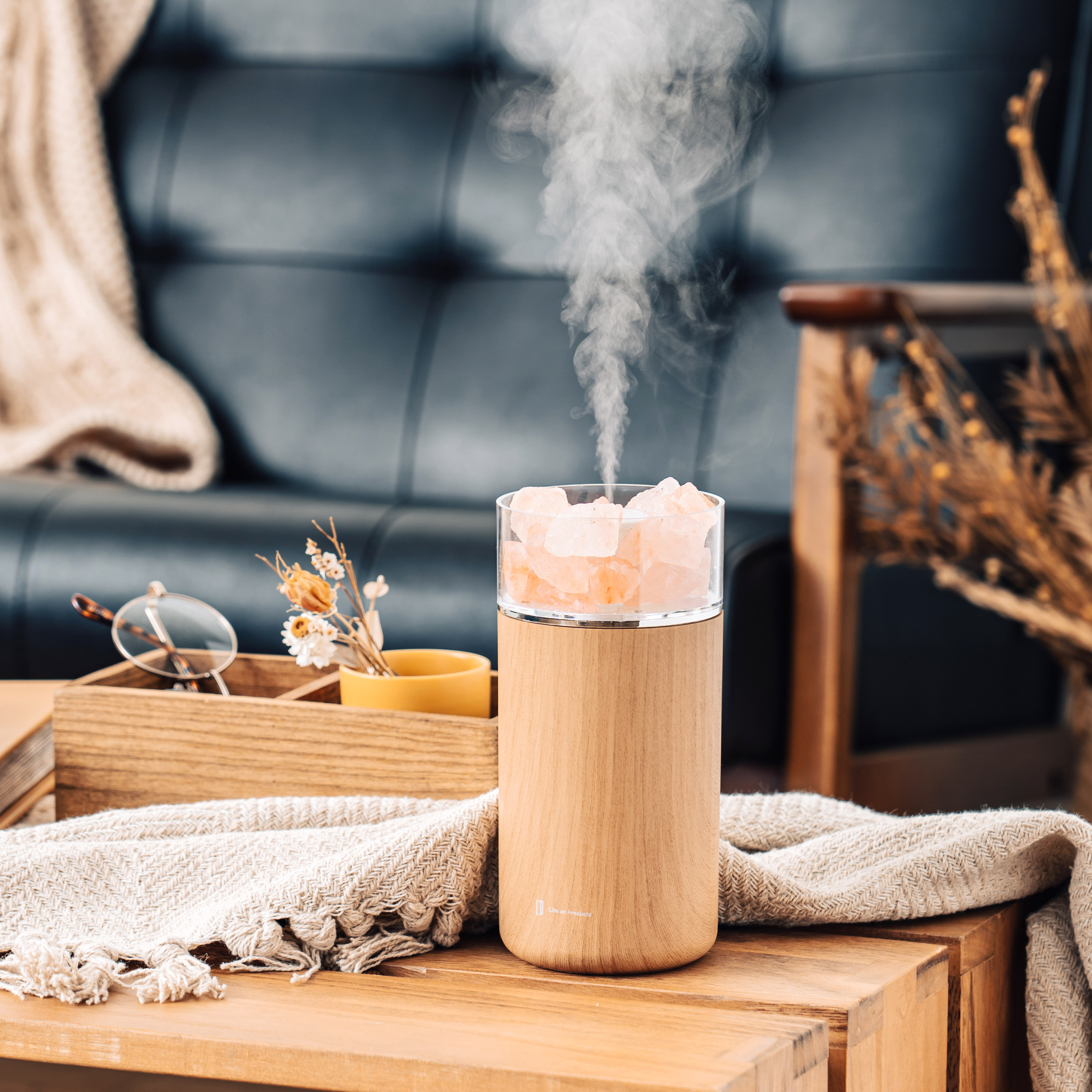 アロマストーンコードレス加湿器 ライト機能付 | Life on Products