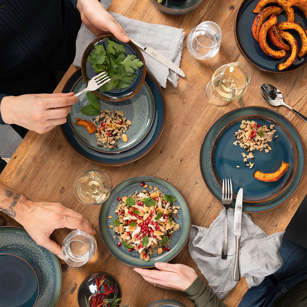 【色が選べるペア】クラフテッド プレート21cm