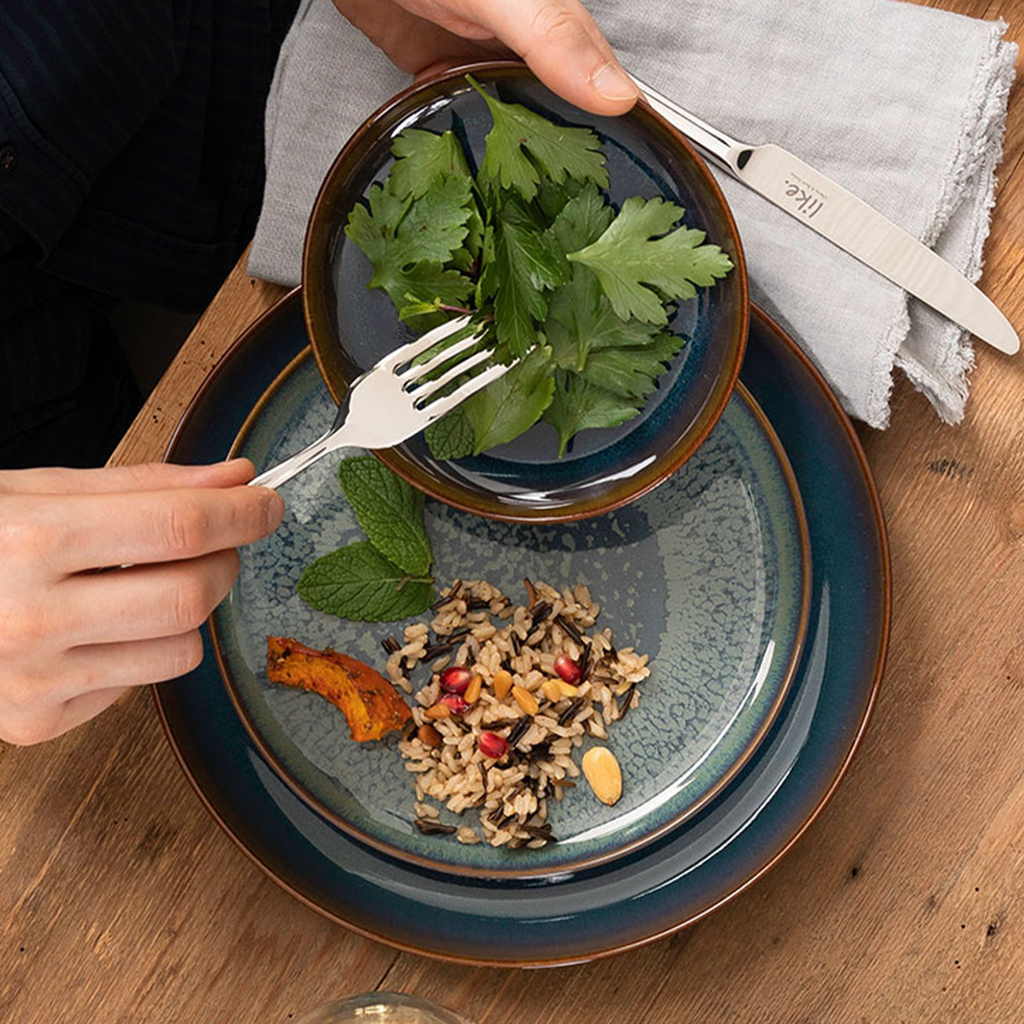 【色が選べるペア】クラフテッド プレート21cm