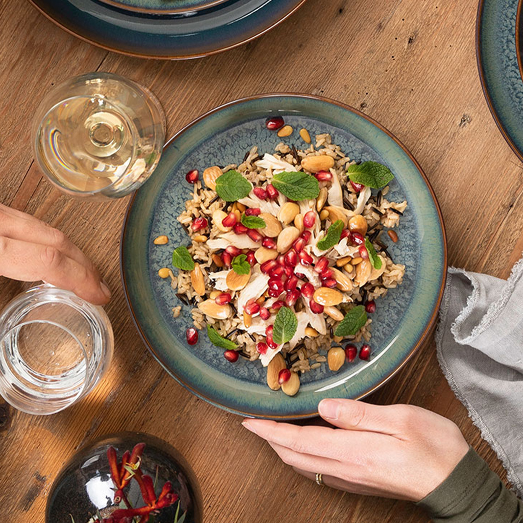 【色が選べるペア】クラフテッド プレート21cm