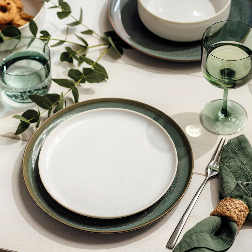 【色が選べるペア】クラフテッド プレート21cm