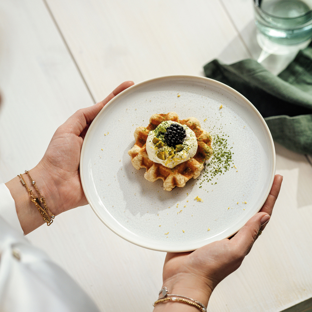 【色が選べるペア】クラフテッド プレート21cm