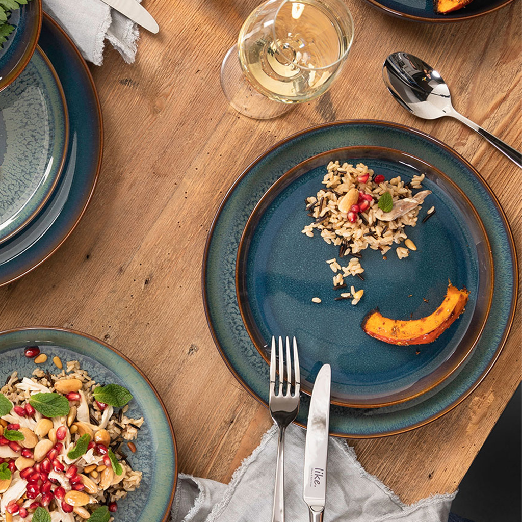 【色が選べるペア】クラフテッド プレート21cm