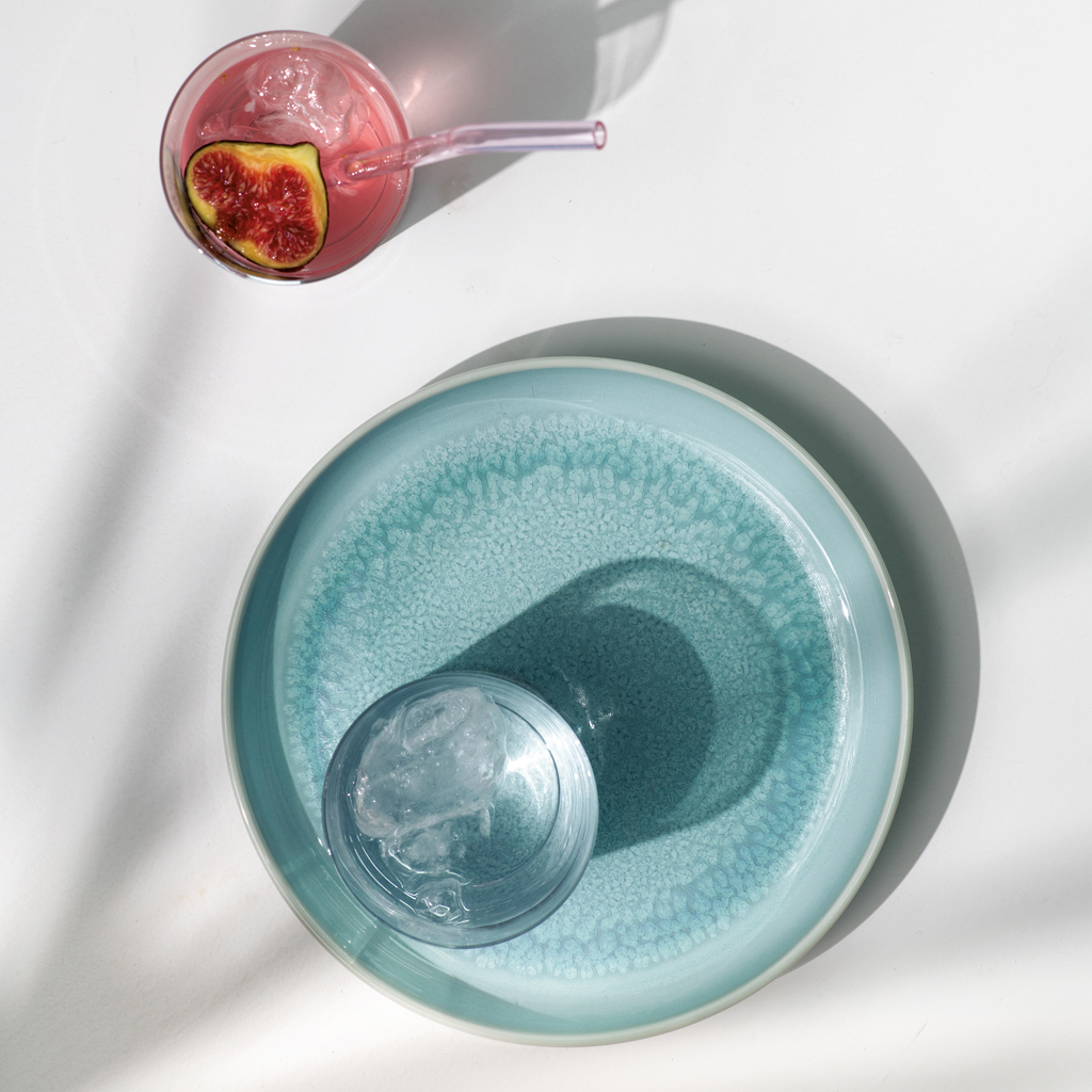 【色が選べるペア】クラフテッド プレート21cm