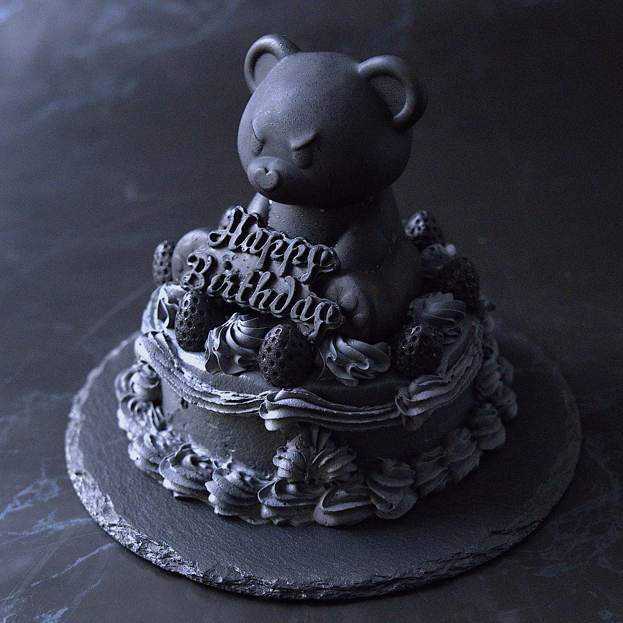 王冠ショートケーキ＆テディベアケーキ タワーセット