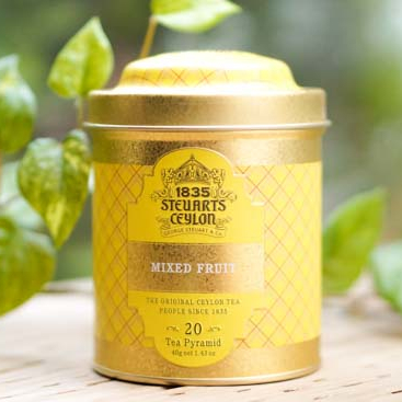 【ファーストクラスで採用された紅茶】George Steuart Tea  トライアングルバッグ2缶セット