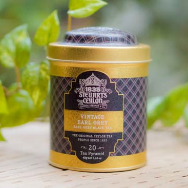 【ファーストクラスで採用された紅茶】George Steuart Tea  トライアングルバッグ2缶セット