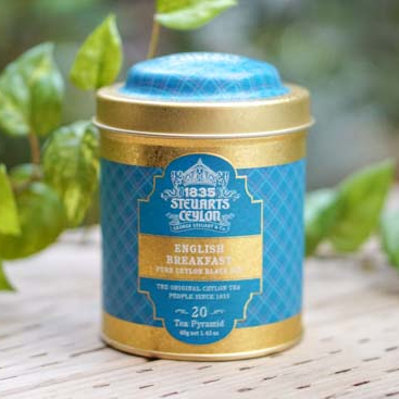 【ファーストクラスで採用された紅茶】George Steuart Tea  トライアングルバッグ2缶セット