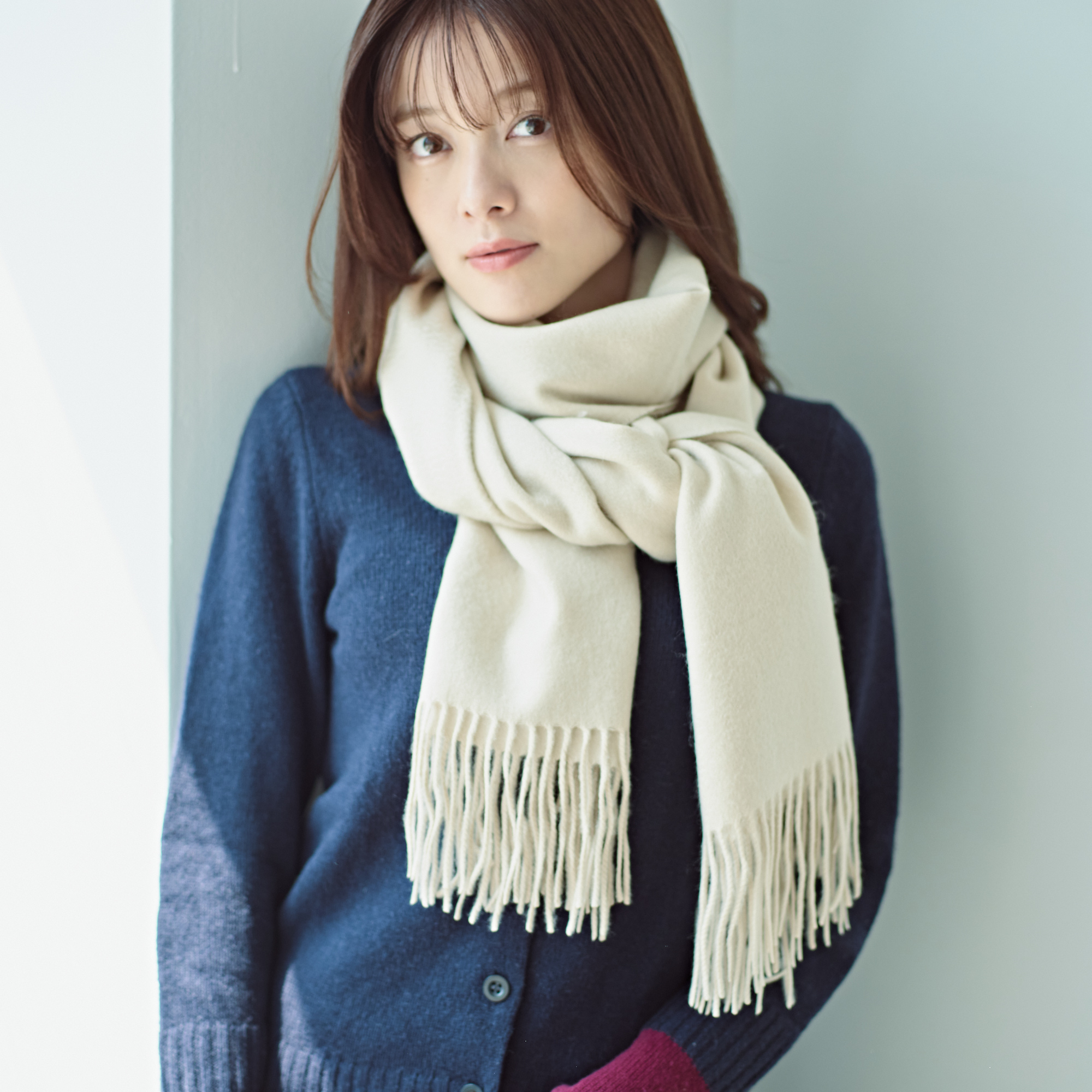 刺繍名入れギフト】カシミヤ100% 大判ストール | cinnamon（シナモン